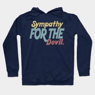 Devil - Lyrics Typographic Tribute Design Hoodie